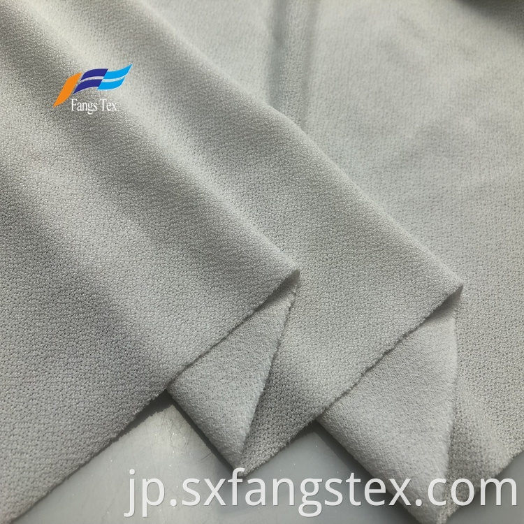 High Quality Scuba Polyester Plain Woven White Fabric 3